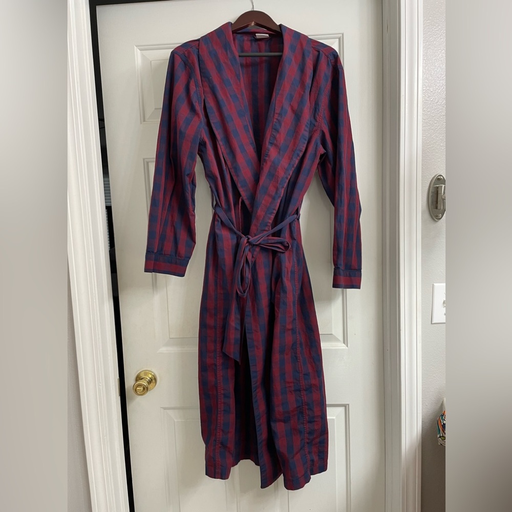 Brooks Brothers Plaid Robe